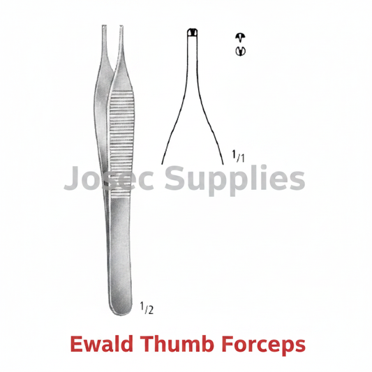 Ewald Thumb Forceps