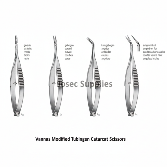 Vannas Modified Tubingen Cataract Scissors